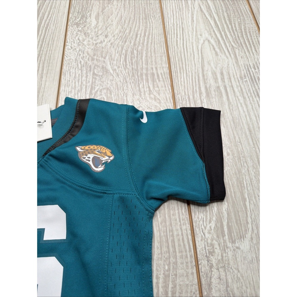 New Nike Toddler Kids Trevor Lawrence Jacksonville Jaguars Jersey Size 2T Teal - Picture 3 of 5